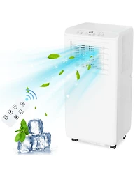 Xo 8,000 Btu Portable Ac, Remote, 24-Hour Timer and Quiet Operation for Bedrooms, Offices and Dorm Rooms, Window Kit
