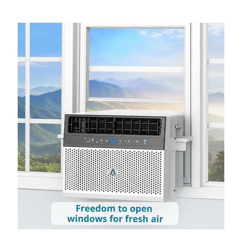 Xo 6000 Btu Window Air Conditioner, Fast Cooling to 250 Sq Ft, Remote Control