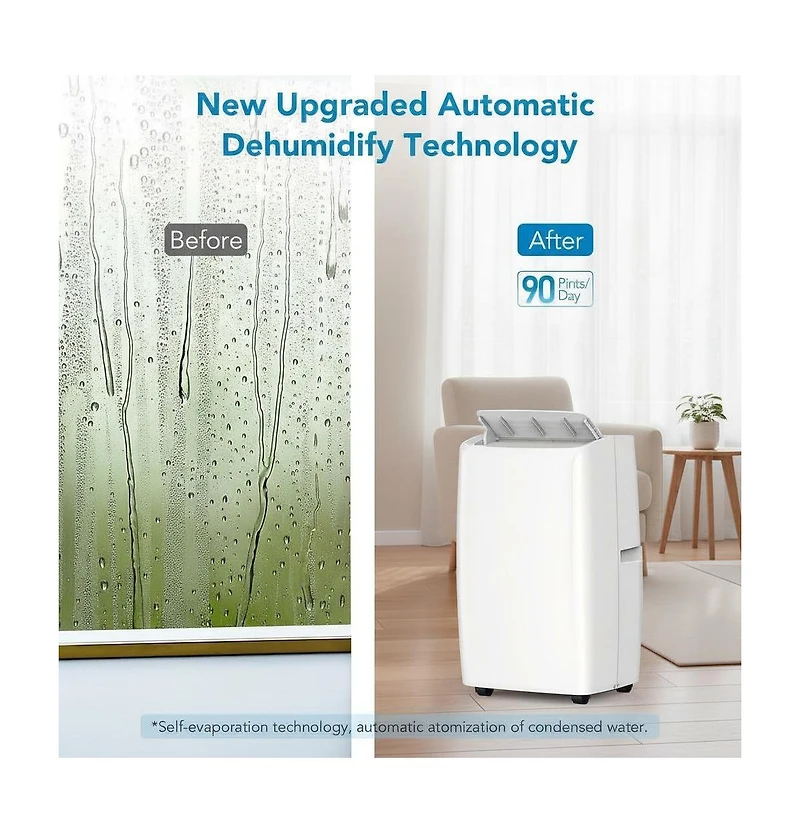 Xo 3-In-1 Portable Air Conditioners, Cooling Up to 750 Sq. Ft, 14000 Btu