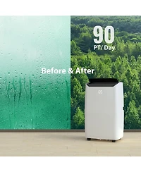 Xo 3-in-1 14000 Btu Portable Air Conditioner for Large Room, Cools Up to 750 Sq ft with Dehumidifier and Fan, Secure Hose and Window Kit