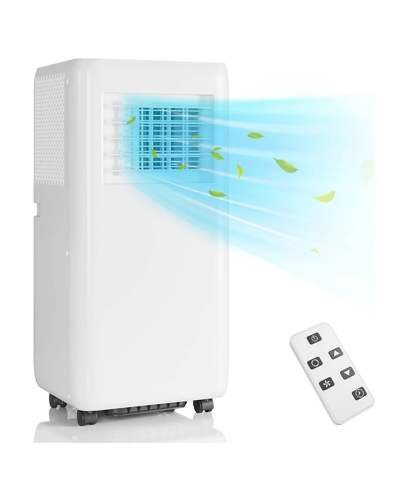 Xo 10,000 Btu Portable Air Conditioner with Remote Control, Quiet Operation, for Rooms up to 450 sq.ft.