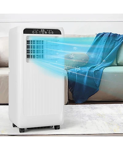 Xo 8000 Btu Portable Air Conditioner with Remote Control, 24H Timer and Smart/ Sleep Mode for Rooms Up to 350 sq.