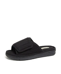 Dearfoams Women's Mickey Terry Adjustable Shower Slide House Slipper