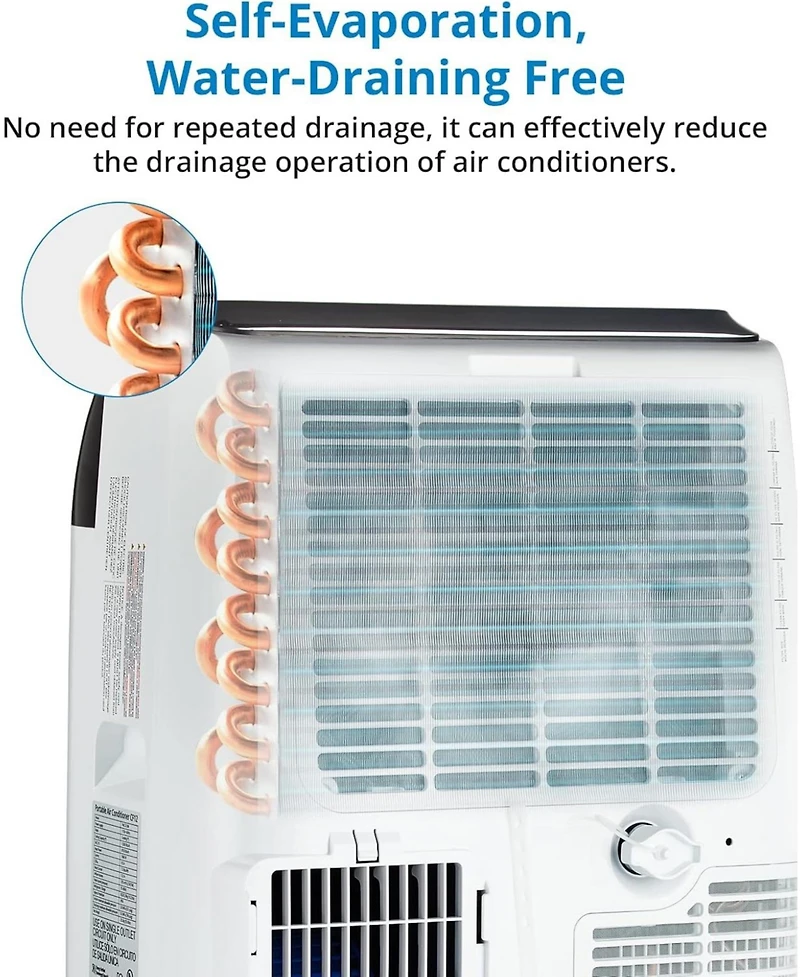 Xo 14,000 Btu 3 in-1 Ac Unit, with Dehumidifier and Fan