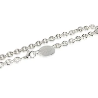 Pre-Owned Tiffany & Co Sterling Silver Return To Tiffany Necklace
