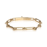 Pre-Owned HERMES Yellow Gold Diamond Small Kelly Chaine Bracelet