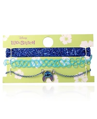 Disney Lilo & Stitch Necklace Trio - 3-Piece Choker Necklace Set with 1 Stretch Necklace and 2 12"+3" Necklaces