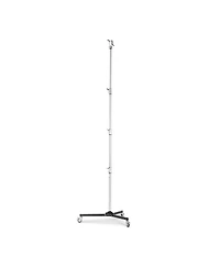 Avenger 11.15 inch Roller Stand 34 Folding Base, 5 Sections, 4 Risers, Chrome