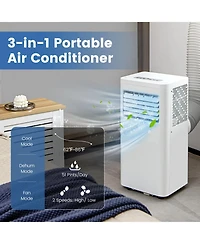 Ecooso 6000 Btu(Sacc) Portable Air Conditioner Cools 250 Sq.Ft