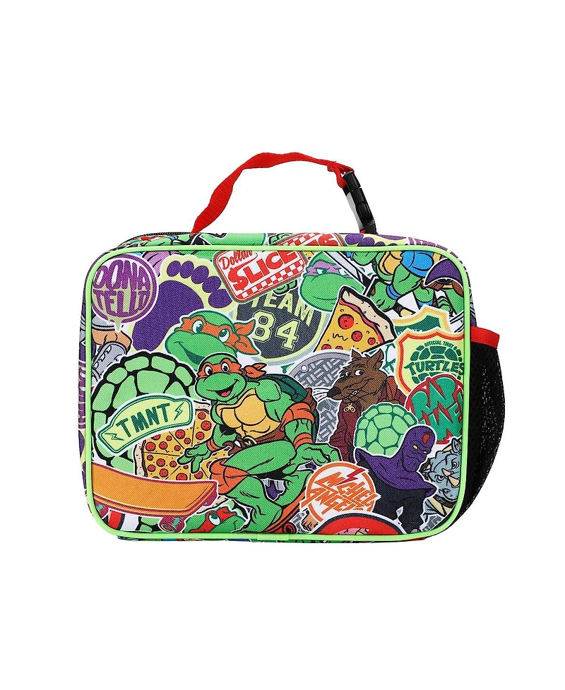 Teenage Mutant Ninja Turtles Tmnt Classic Retro Cartoon Characters and Icons All-Over Print 8" Lunch Bag