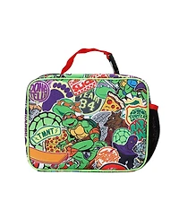 Teenage Mutant Ninja Turtles Tmnt Classic Retro Cartoon Characters and Icons All-Over Print 8" Lunch Bag