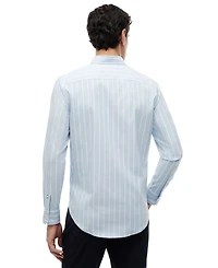 Tommy Hilfiger Men's Performance Poplin Stripe Shirt