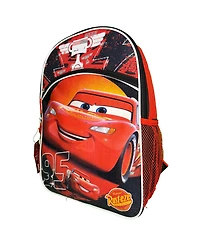 Disney Cars Lightning Mcqueen Nylon School Backpack for Kids, with a front Pocket