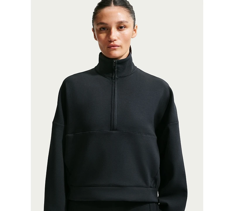 Nike Women's Impossibly Soft Dri-fit Oversized Half-Zip Top
