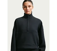 Nike Women's Impossibly Soft Dri-fit Oversized Half-Zip Top