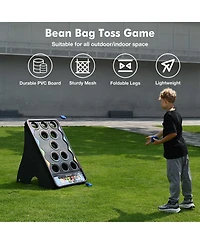 WinSpin Bean Bag Toss Game and Large Prize Drop with Led Light for Carnival School