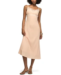 Lucky Brand Women's Simone Sweetheart Neck Midi Dress