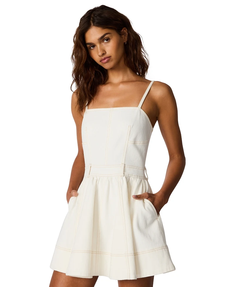 Steve Madden Women's Aretha Sleeveless Fit & Flare Mini Dress