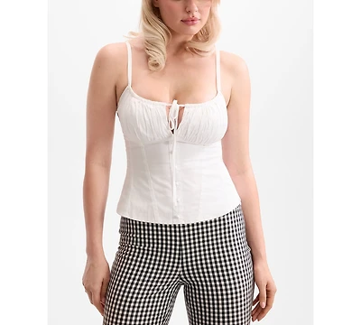 Guess Women's Marilyn Sleeveless Bustier Top