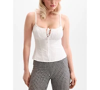 Guess Women's Marilyn Sleeveless Bustier Top
