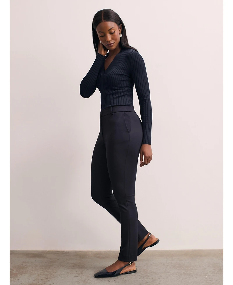The Fold Women's Hatfield 4-Way Stretch Slim Trousers