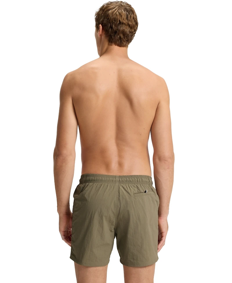 Boss by Hugo Men's Contrast-Logo Swim Shorts
