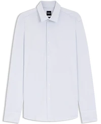 Boss by Hugo Men's Printed Performance-Stretch Slim-Fit Dress Shirt