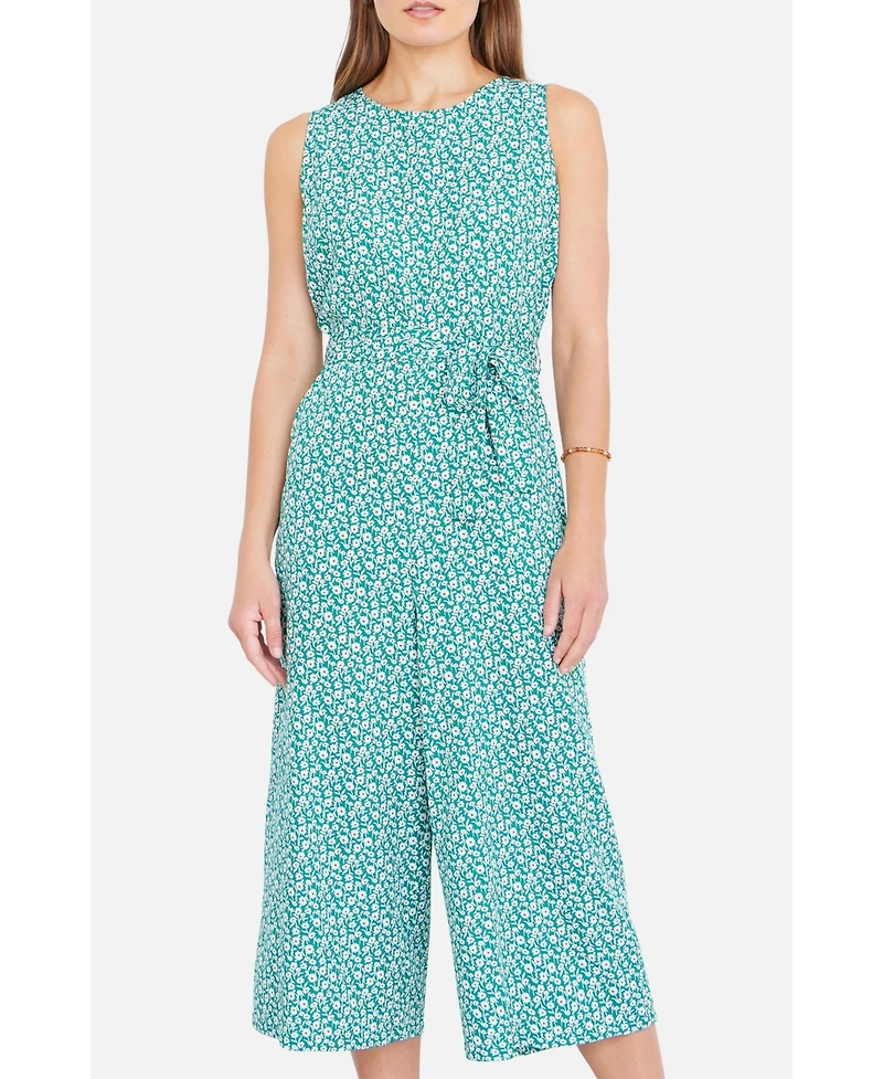 Yumi Women's Ditsy Culotte Jumpsuit