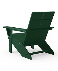 WestinTrends Outdoor Hdpe Modern Adirondack Chair with Cup Holder