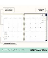 Gnuadz Daily Planner Notebook To Do List Hardcover Spiral Inspirational Quote Students Teens