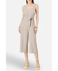 Yumi Women's Stripe Strappy Jumpsuit
