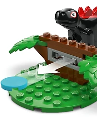 Lego Spidey and Gobby's Raptor Battle at Tree House Hq 11200 Building Set