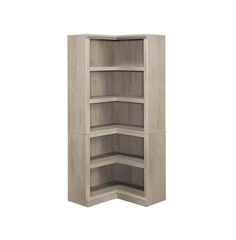 Sauder Miscellaneous Storage Bookcase, Chalked Chestnut finish