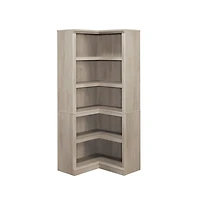 Sauder Miscellaneous Storage Bookcase, Chalked Chestnut finish