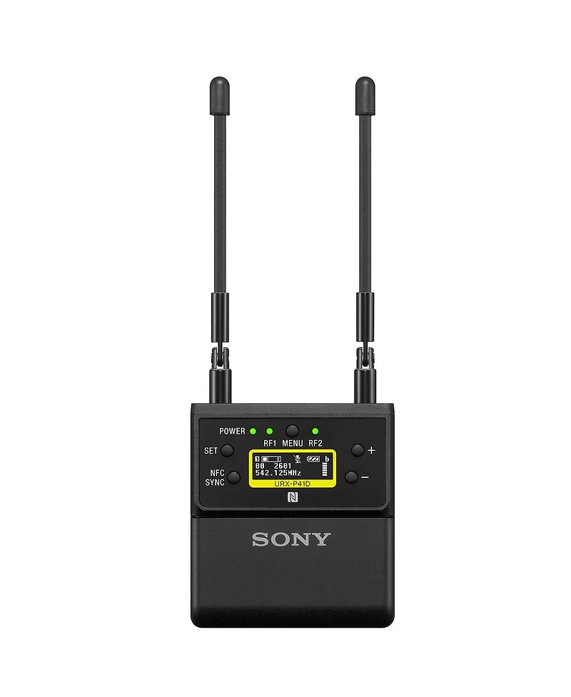Sony Urx-P41D Dual-Channel Camera-Mount Wireless Receiver, 90UC: 941.6 to 959.6MHz