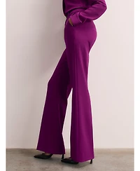 The Fold Women's Alzira Sculpt Crepe Pants