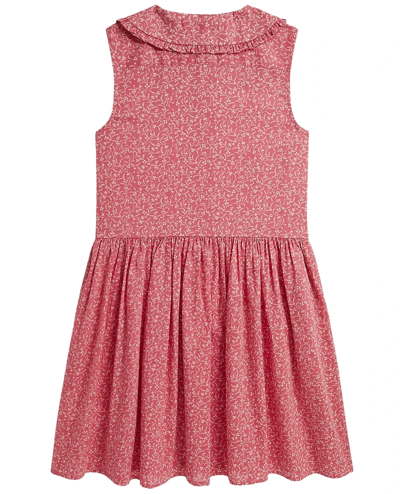 Polo Ralph Lauren Girls' 7-16 Sleeveless Shirt Dress