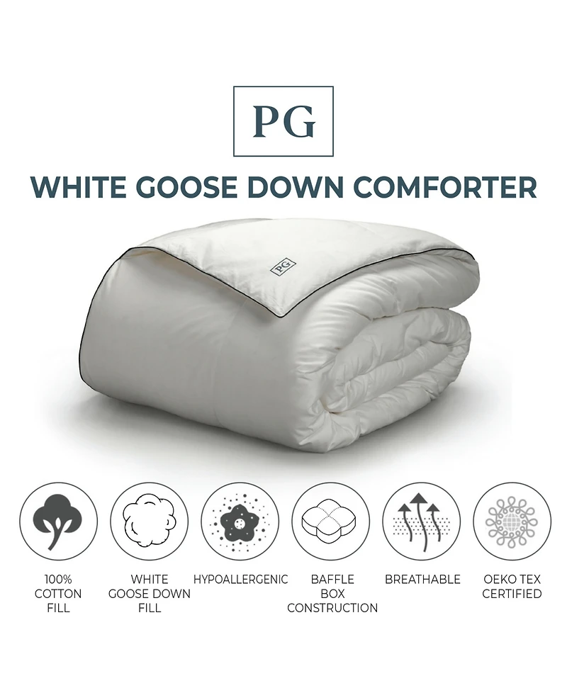 Pillow Guy White Goose Down Comforter, Full/Queen