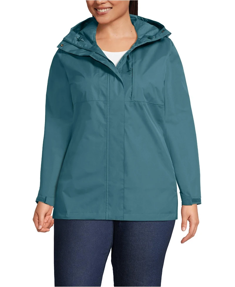 Lands' End Plus Waterproof Raincoat