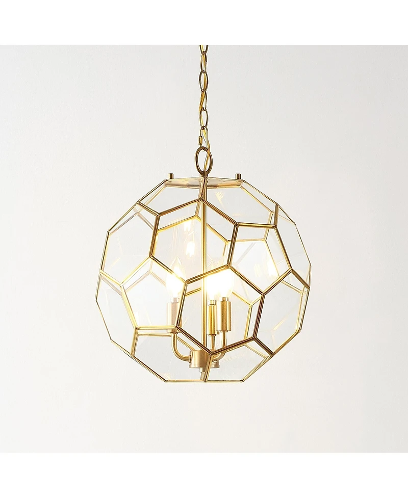 Bee Modern Bohemian Iron/Glass Led Pendant