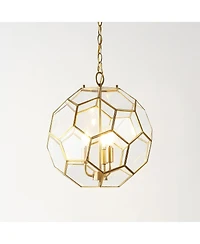 Bee Modern Bohemian Iron/Glass Led Pendant