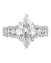 Macy's Igi Certified Lab Grown Diamond Ring (3-1/2 ct. t.w.) 14k White or Yellow Gold