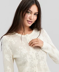And Now This Petite Lace Knit Cardigan Sweater, Macy's Exclusive