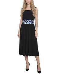 Women's 3/4 Sleeve Two Piece Dress