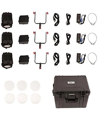 Came-tv Boltzen 150W Fresnel Focusable Led Daylight 3-Light Kit