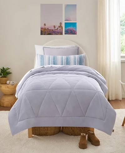 Closeout! Ugg Avery Plush Reversible 2-Pc. Comforter Set, Twin/Twin Xl