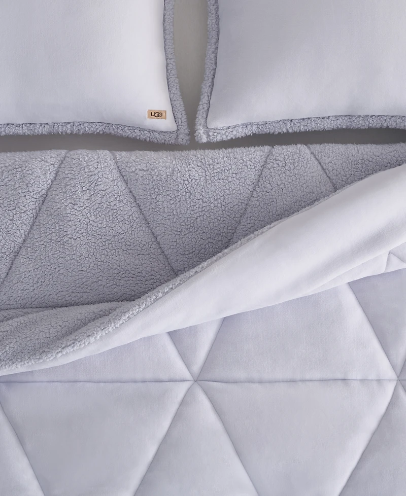 Closeout! Ugg Avery Plush Reversible 2-Pc. Comforter Set, Twin/Twin Xl