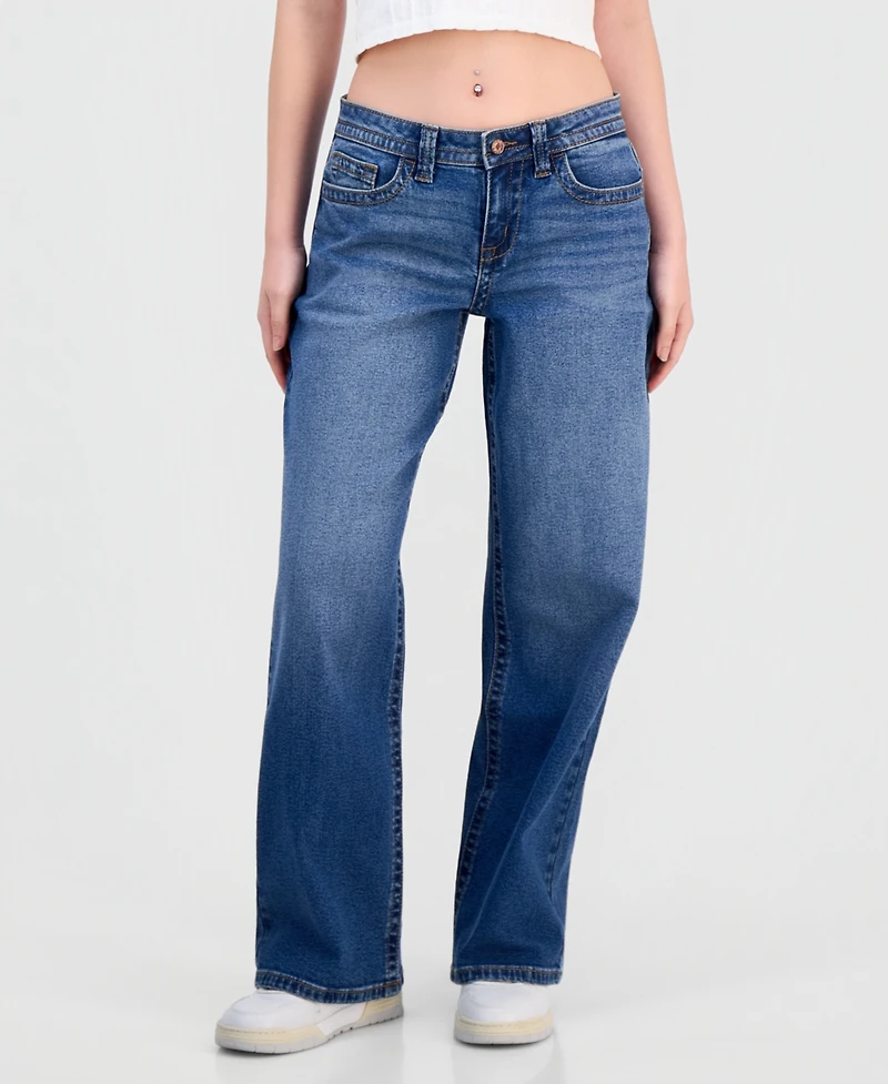 Celebrity Pink Women's Low-Rise Straight-Leg Jeans