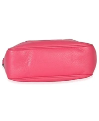 Pre-Owned Gucci Pink Pebbled Calfskin Small Soho Disco Crossbody