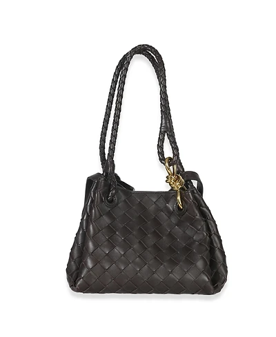Pre-Owned Bottega Veneta Fondant Nappa Intrecciato Small Parachute Bag